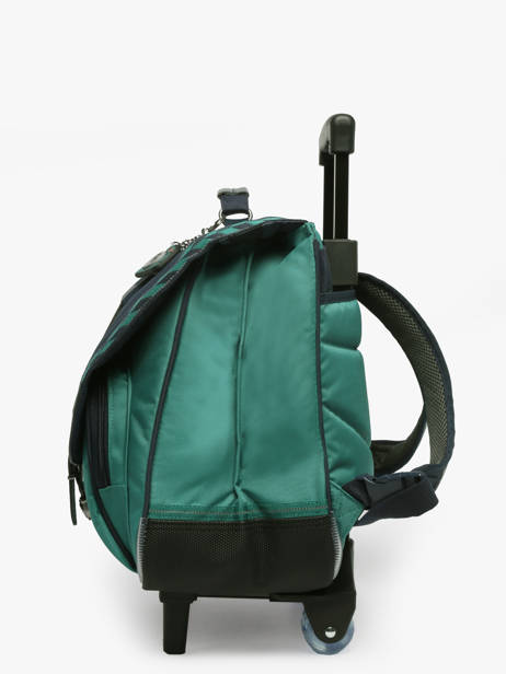 2-compartment Wheeled Satchel Tann's Green les fantaisies g 43126 other view 2