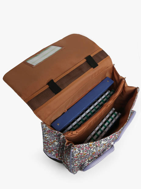 2-compartment Wheeled Satchel Tann's Multicolor les fantaisies f 43263 other view 3