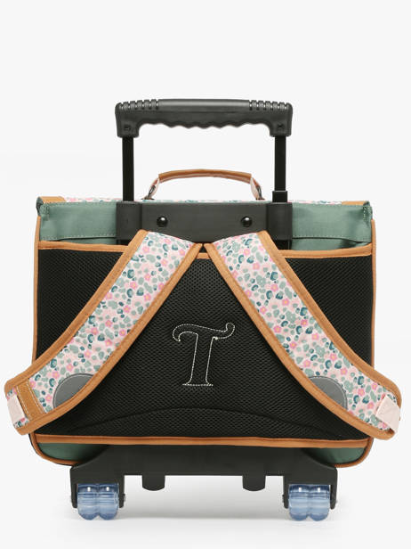 2-compartment Wheeled Satchel Tann's Multicolor les fantaisies f 42267 other view 9