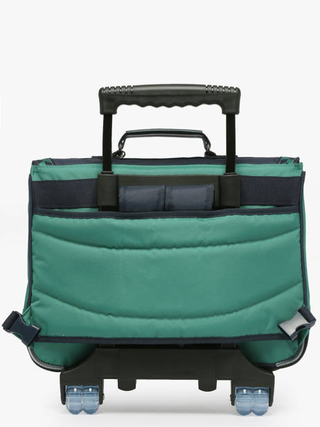 2-compartment Wheeled Satchel Tann's Green les fantaisies g 42126 other view 5