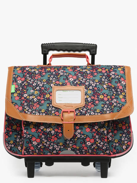 2-compartment Wheeled Satchel Tann's Multicolor les fantaisies f 42324