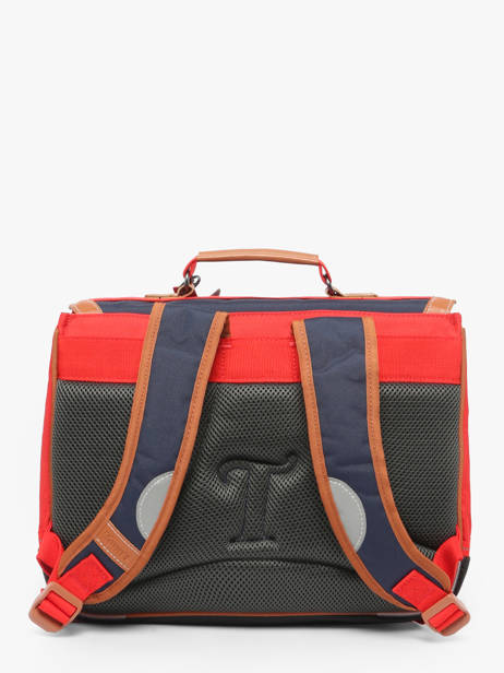 1 Compartment Satchel Tann's Red les fantaisies g 35124 other view 4