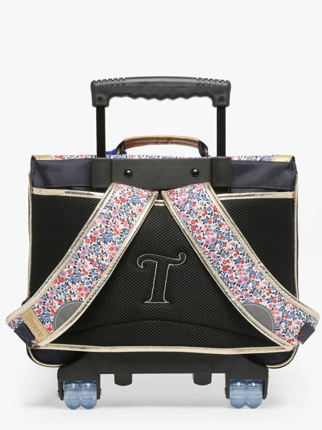 2-compartment Wheeled Satchel Tann's Multicolor les fantaisies f 42265 other view 4