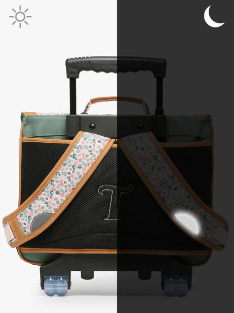 2-compartment Wheeled Satchel Tann's Multicolor les fantaisies f 42267 other view 8