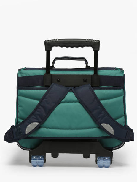 2-compartment Wheeled Satchel Tann's Green les fantaisies g 42126 other view 4