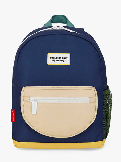 Backpack Hello hossy Blue cool kids O6