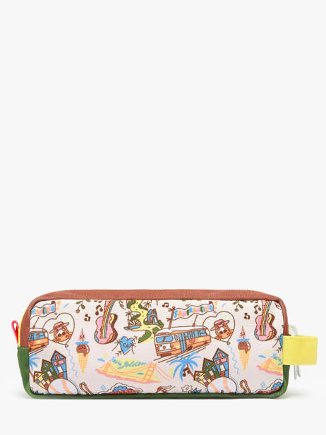 Trousse 2 Compartiments Cool Kids Hello hossy Beige cool kids P