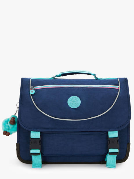 2-compartment Satchel Kipling Blue back to school K12074
