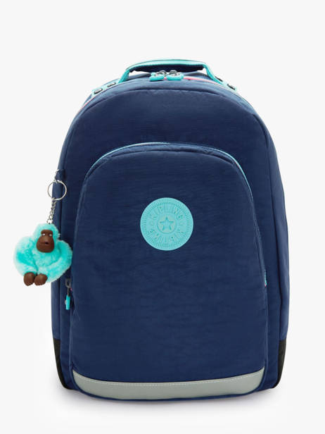 2-compartment Backpack Kipling Blue back to school KI4053