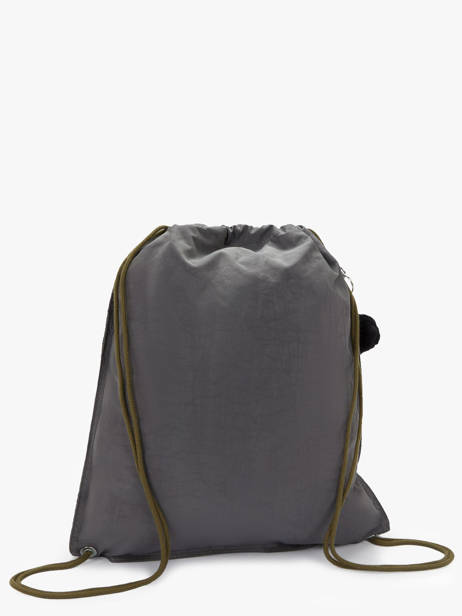 Gym Bag Kipling Gray back to school K09487 other view 4