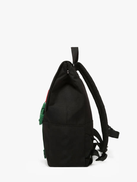 1 Compartment Backpack Hello hossy Black cool kids MKID other view 2