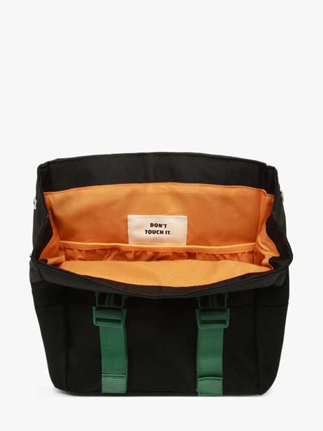 1 Compartment Backpack Hello hossy Black cool kids MKID other view 3