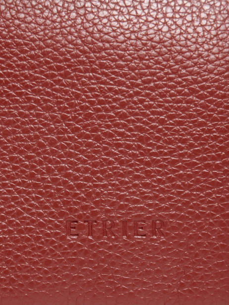 Leather Flandres 15'' Laptop Cover Etrier Red flandres EFLA8835 other view 3