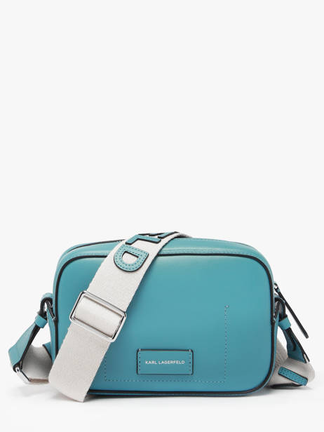 Shoulder Bag K Circle Leather Karl lagerfeld Blue k circle A3W30310 other view 4