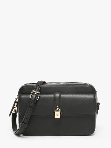Shoulder Bag K Autograph Leather Karl lagerfeld Black k autograph A3W30153