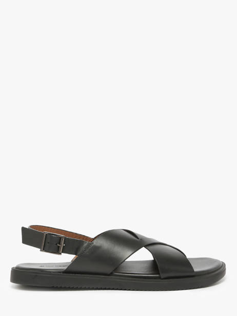 Sandals In Leather Les tropeziennes Black men JASPER
