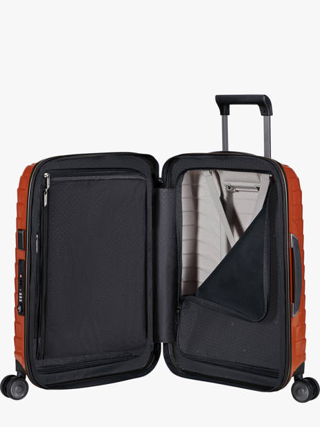 Expandable Cabin Luggage Samsonite Orange proxis 140087 other view 4