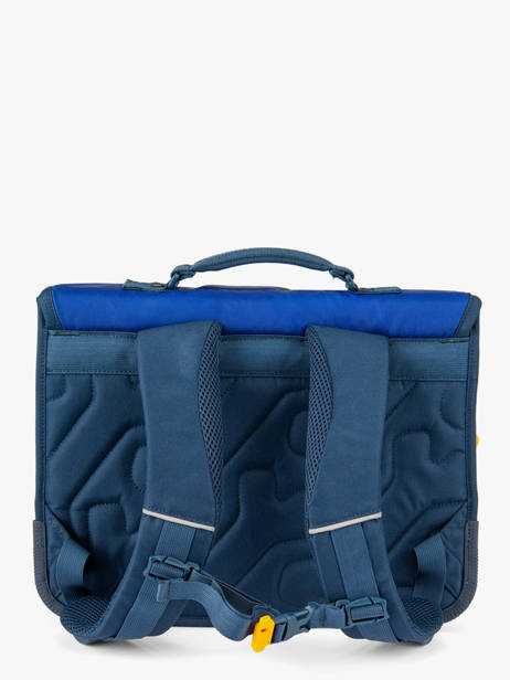 Satchel 2 Compartments Lily Boys Stones and bones Blue boys B other view 4