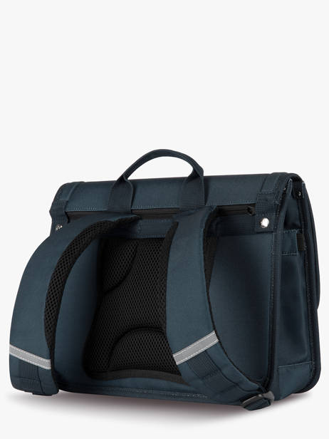 2-compartment Satchel Cabaia Blue school M other view 4