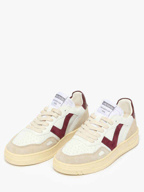 Sneakers In Leather Victoria Red women 1257136 other view 2