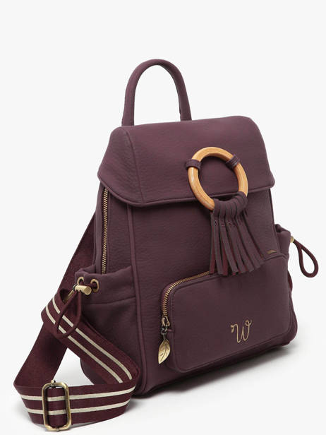 Backpack Camomille Woomen Violet camomille WCAO02 other view 2