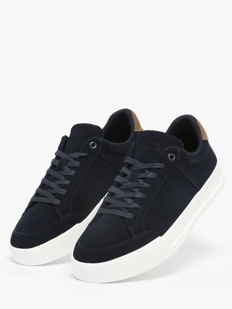 Sneakers In Leather Tommy hilfiger Blue men 5517DW5 other view 3