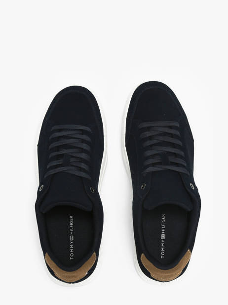 Sneakers In Leather Tommy hilfiger Blue men 5517DW5 other view 4