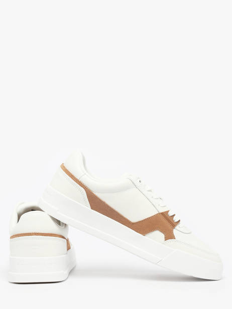 Sneakers In Leather Tommy hilfiger White men 55510LB other view 3