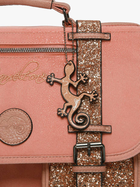 2-compartment Backpack Cameleon Pink vintage fantasy SO40 other view 6