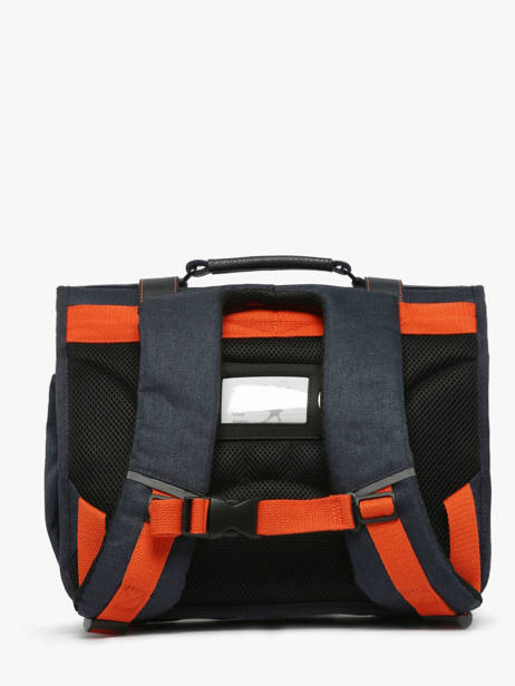 Satchel For Kids 2 Compartments Cameleon Blue vintage urban CA35 other view 4