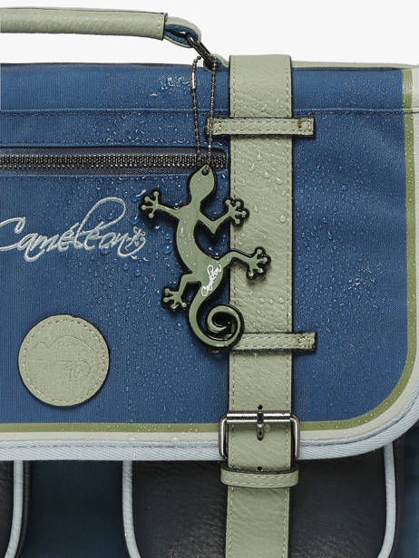 Satchel For Kids 3 Compartments Cameleon Blue vintage urban CA41 other view 6
