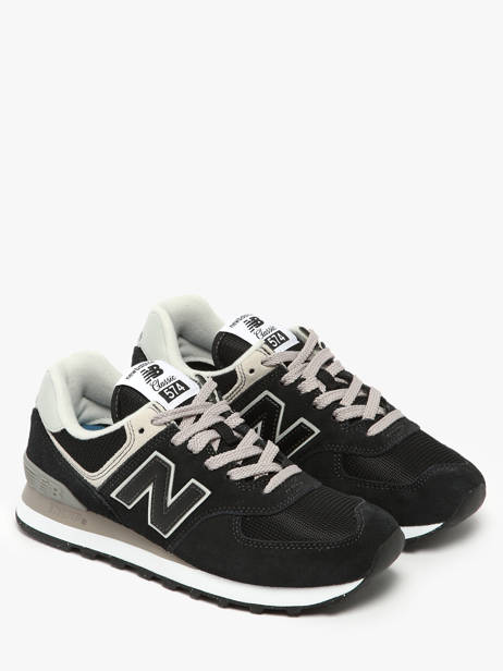 Sneakers 574 In Leather New balance Black boy ML574EVB other view 2