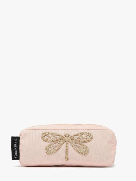 Trousse 2 Compartiments Boheme Caramel et cie Rose boheme FI vue secondaire 1