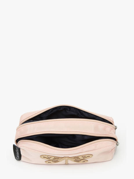 Trousse 2 Compartiments Boheme Caramel et cie Rose boheme FI vue secondaire 2