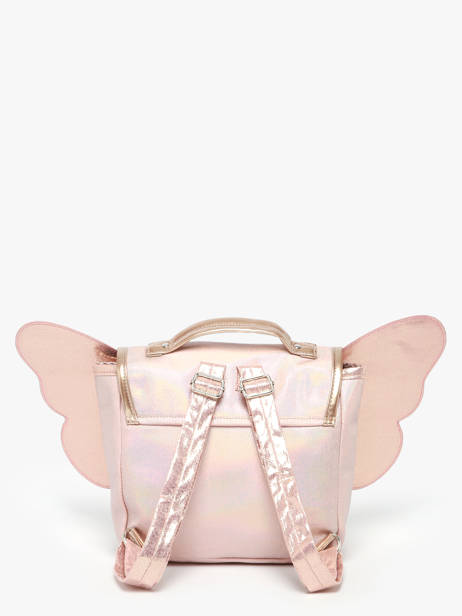 Cartable 1 Compartiment Caramel et cie Rose family FA vue secondaire 3