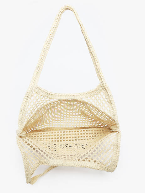 Shoulder Bag Beach Paper Miniprix Beige beach Q637 other view 2