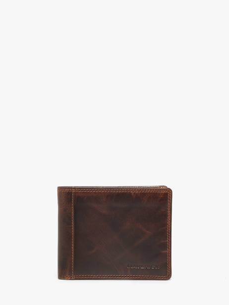 Checkholder With Card Holder Leather Maverick Brown the original MAVTO005