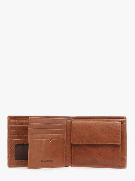 Portefeuille Porte-cartes Rough Gear Cuir Maverick Marron rough gear MAVRG005 vue secondaire 2
