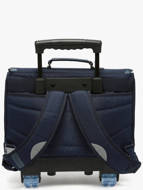 2-compartment Wheeled Satchel Tann's Blue les fantaisies g 42143 other view 4