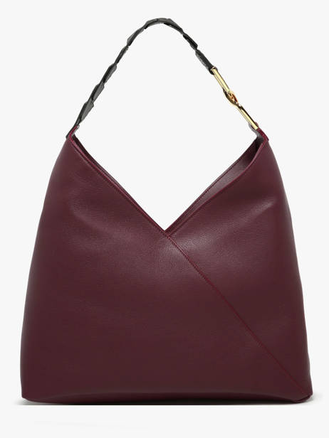 Shoulder Bag Pagode Leather Lancel Violet pagode A12510 other view 5