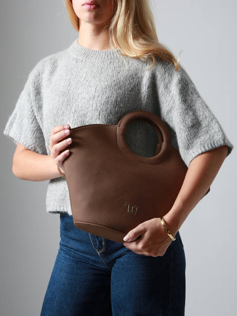 Handbag M Neflier Woomen Brown neflier WNEF01 other view 1