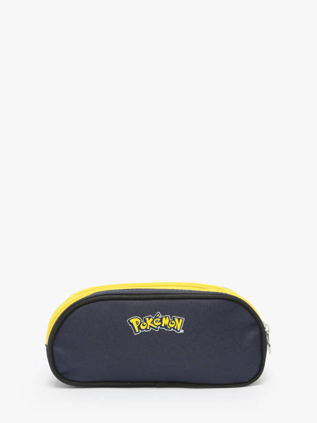 2-compartment Pouch Pokemon Blue pikachu eclair 25IK207D other view 2