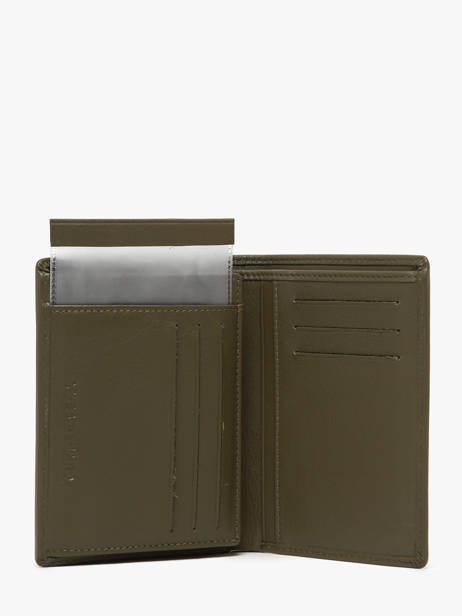 Wallet Leather Yves renard Green smooth 15418 other view 1