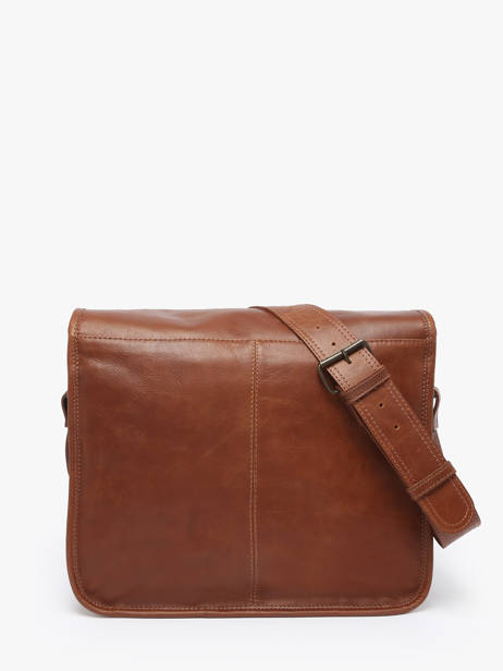 Medium Leather La Sacoche Crossbody Bag Paul marius Brown vintage M other view 4
