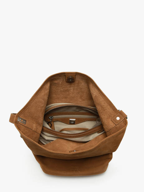 Shoulder Bag Backpack M Cavalier Nubuck Leather Etrier Beige cavalier nubuck ECAN126M other view 6