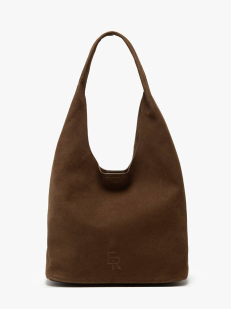 Hobo M Cavalier Nubuck Leather Etrier Brown cavalier nubuck ECAN154M
