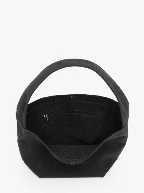 Shoulder Bag Suedine Kba Lancaster Black suedine kba 60 other view 3
