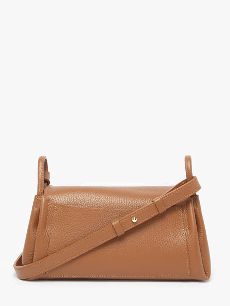 Shoulder Bag Accordeon Double Leather Lancaster Brown accordeon double 88 other view 4