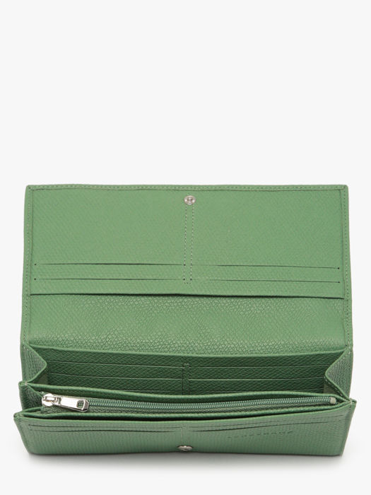 Longchamp Le roseau Wallet Green