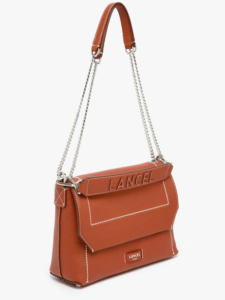 Shoulder Bag Ninon Leather Lancel Red ninon A13782 other view 3